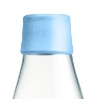 Retap waterfles 300ml met baby blauwe dop