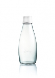 Retap waterfles 500ml met bevroren wit dop