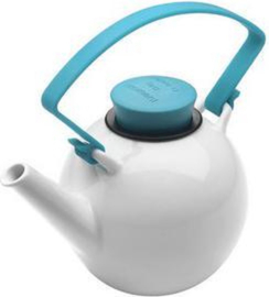 QDO Theepot 1L met theefilter – porselein