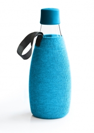 Retap lichtblauwe sleeve voor de 800ml Retap waterfles