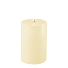 Led Candle 10x15cm (REAL FLAME) cream
