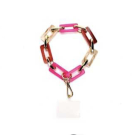 Telefoon/sleutelhanger Cadiz roze