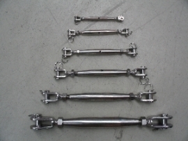 Stainless steel rigging jaw/jaw