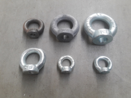 Eye nut galvanised