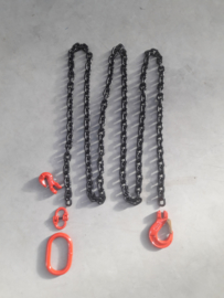Black painted lifting chain EN 818-2 - grade 80