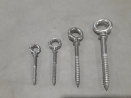 Eye bolt stainless steel metric and wood