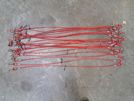 PVC ENCLOSED STEEL WIRE ROPE RED