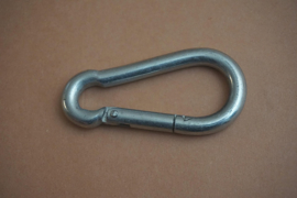 Stainless steel and galvanised carabiners