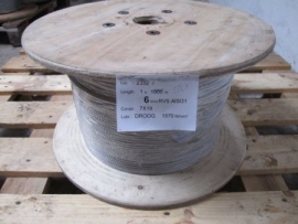 Stainless steel wire rope 6 mm AISI 316