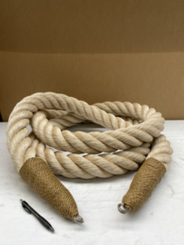 Kabelaring touw 48mm dik/ Creme 9,30 meter