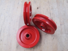 Red cast iron sheave