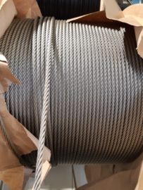 Galvanised steel cable for winches 10 mm