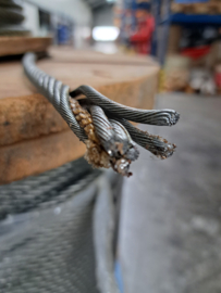 Verzinkte lierkabel met touwkern 12 mm/ 6*36(WS)+FC