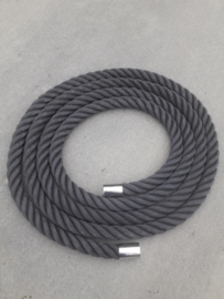 Kabelaring touw 48 mm zwart