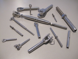 Stainless Steel Crimp Swage Terminal Ends