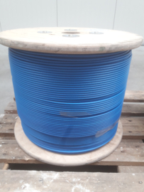 PP overmoulded galvanised steel cable.