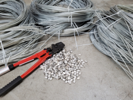 PVC-coated galvanised steel wire rope