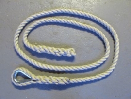 Climbing rope made of spleitex 24 mm with Spanish twine