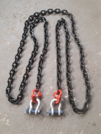 Black painted lifting chain EN 818-2 - grade 80