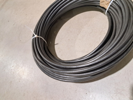 PP omspoten Staalkabel (6*9) Zwart Lengte 74 meter