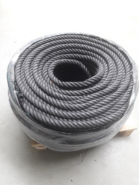 Zwart kabelaring touw 38 mm