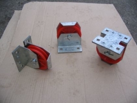 Galvanised pulley stand-up type polyamide sheave