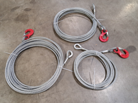 Galvanised steel cable for winches 12 mm