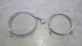 RVS verstaging kabels op maat constructie 1*19 dia 3 mm