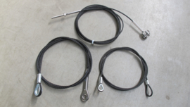 Zwarte gekleurde kabels op maat gemaakt 8 mm