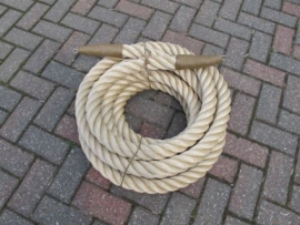 Uitpunten van 48 mm touw