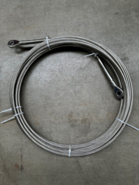 RVS verstaging kabels op maat constructie 1*19 dia 10 mm