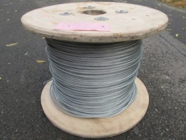 Galvanised steel wire rope 6 mm
