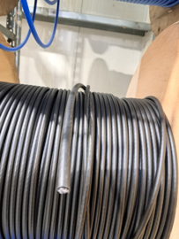 PP omspoten Staalkabel (6*9) Zwart Lengte 74 meter