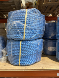 Blaues PP-Seil 3-litzig geschlagen