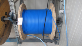 Steel wire rope with PP coating for scrapers 6*8 mm