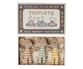 Triplets. Babymice in Matchbox.