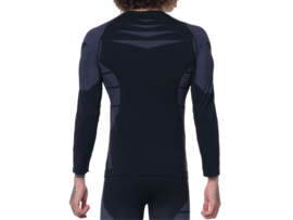 Heren thermoshirt met lange mouwen - Grijs/Zwart