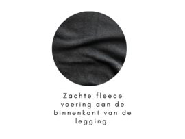 Meisjes legging - Sterretjes - Zwart/Zilver