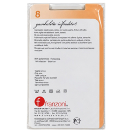 3 stuks teenloze pantykniekousen - 8 denier - Naturel
