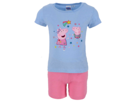 Kinderpyjama - Shortama - Peppa Pig - Blauw