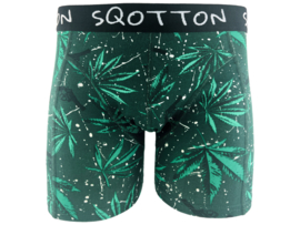 Boxershort - SQOTTON® - Wiet - Groen