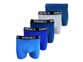 Bonanza boxershorts - 5 Pack - Katoen - Casual/Blue
