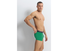 3-Pack WOOSTER® Heren Boxershorts - Zwart-Wit-Groen