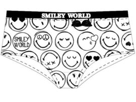 Dames onderbroek - Hipster - Smiley World - Wit