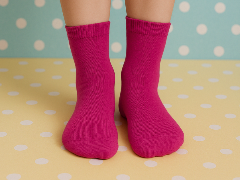 6 paar Meisjessokken - Katoen - SQOTTON® - Roze-Mix