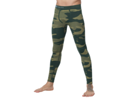 Heren Thermoset - Thermopak - Lang - Camouflage Groen