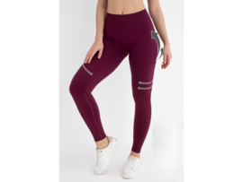 Dames Sportlegging WOOSTER® - Shape & Liftend Effect - Bordeaux