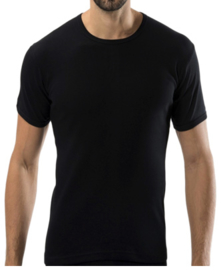 Bonanza Basic T-shirt - O-neck - 100% katoen - Zwart