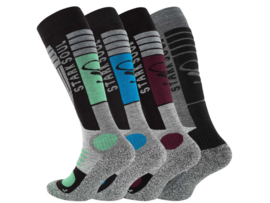 4-Pack - Skisokken - Snowboardsokken - Multicolor