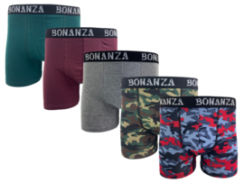 Bonanza boxershorts - 5 Pack - Katoen - Casual/Army
